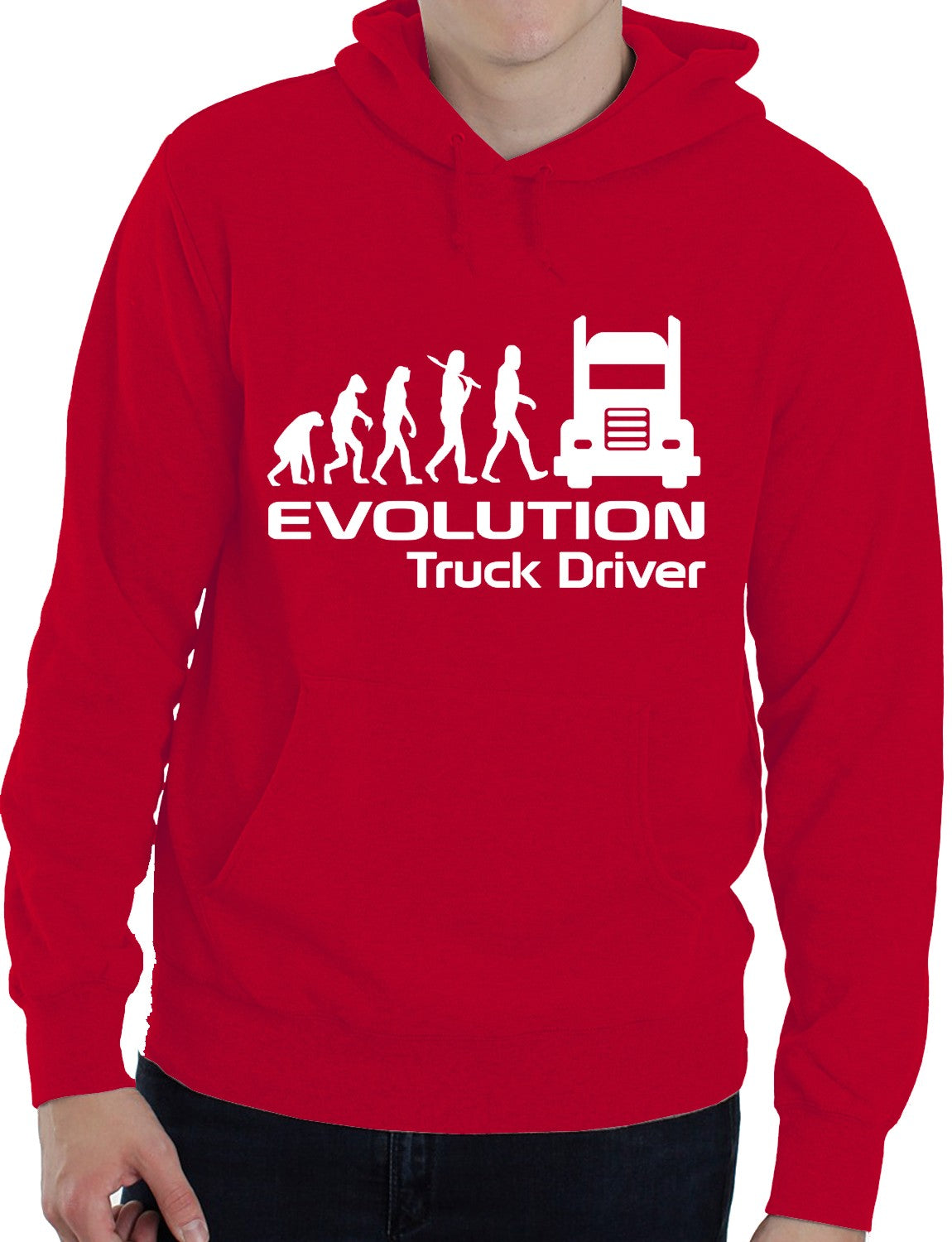 Evolution Of A Trucker Driver Job Work Unisex Hoody