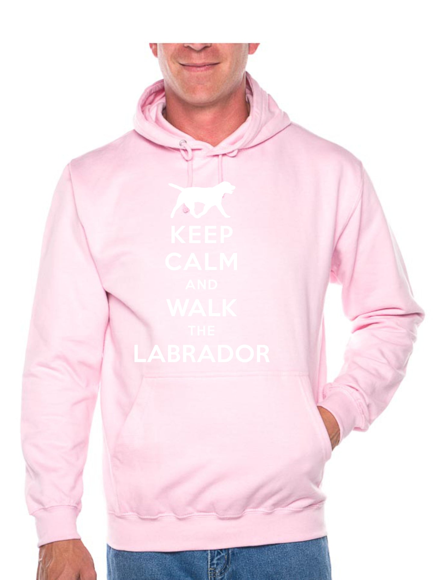 Keep Calm Walk The Labrador Dog Lovers Hoodie Size