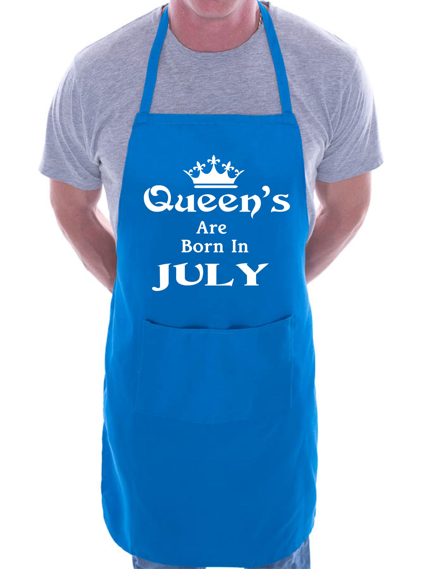 Born In July Birthday Funny Joke BBQ Apron