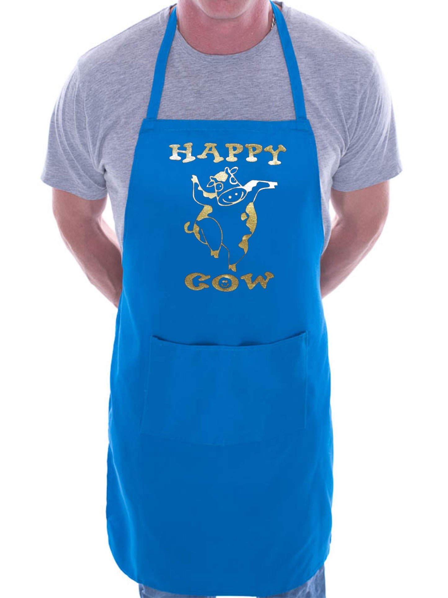 Happy Cow BBQ Funny Apron
