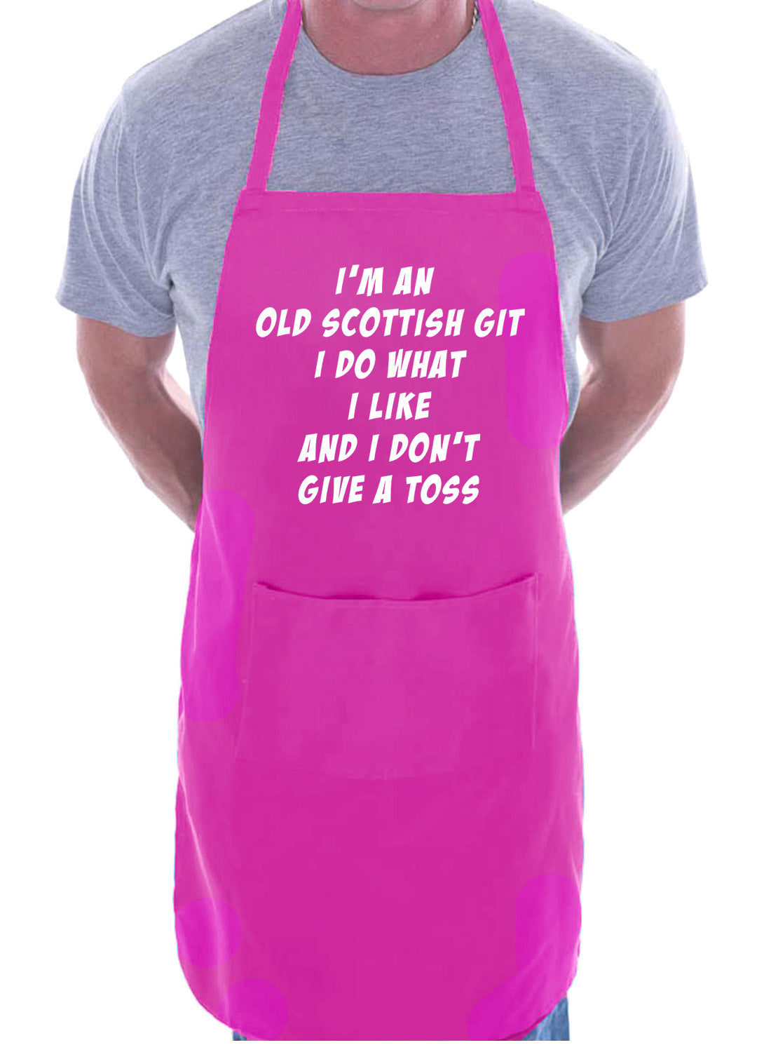Old Scottish Git Scotland Fan Birthday Gift Funny Novelty BBQ Cooking Apron