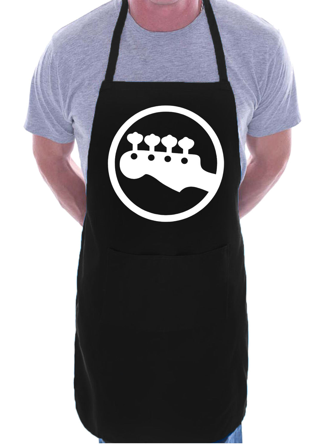 Bass Guitar Rock Music Funny Gift BBQ Apron