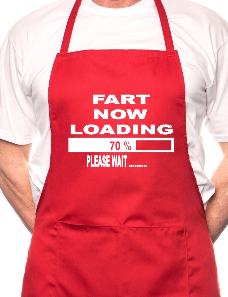 Adult Fart Loading BBQ Cooking Funny Novelty Apron