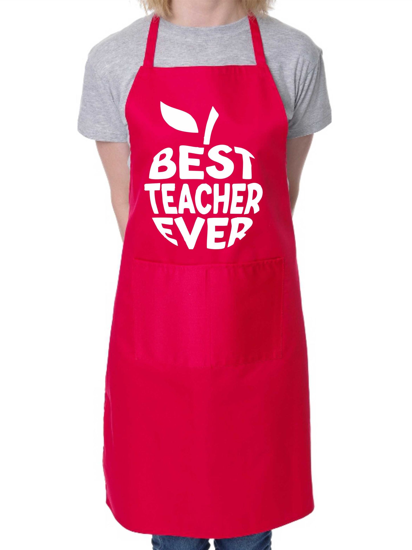 Best Teacher Ever Apron Baking Crafting Cooking