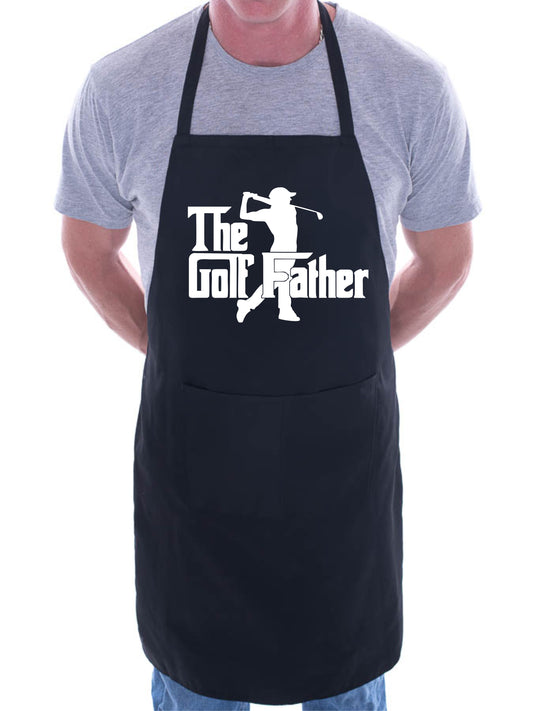 The Golf Father Apron Funny Birthday Gift Father's Day Cooking Baking BBQ