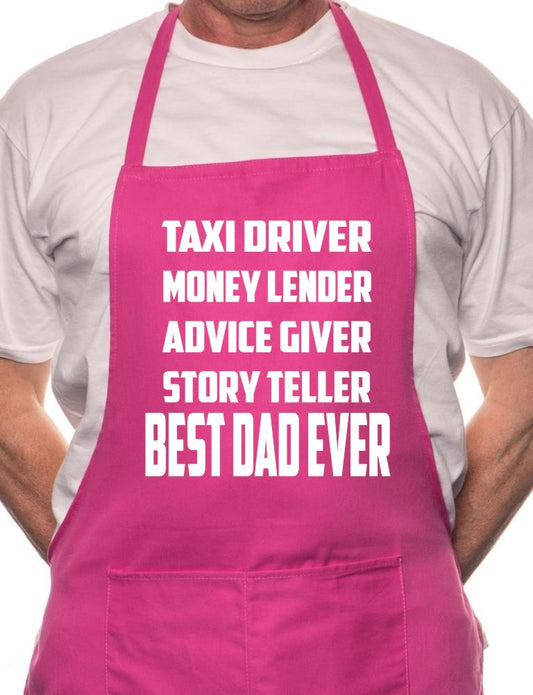 Adult Best Dad Ever Father's Day BBQ Cooking Funny Novelty Apron