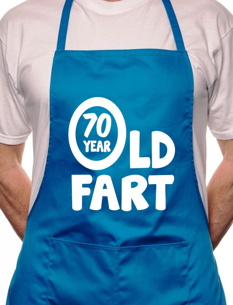 70 Year Old Fart Birthday BBQ Cooking Apron