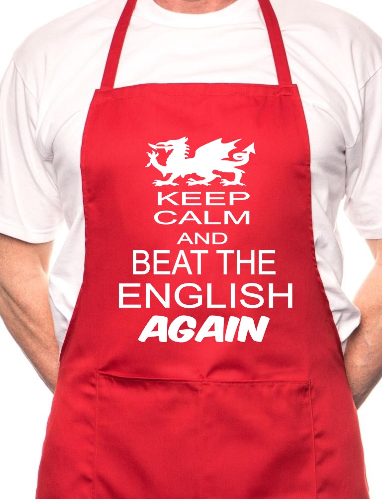 Welsh Rugby Beat The English BBQ Cooking Apron