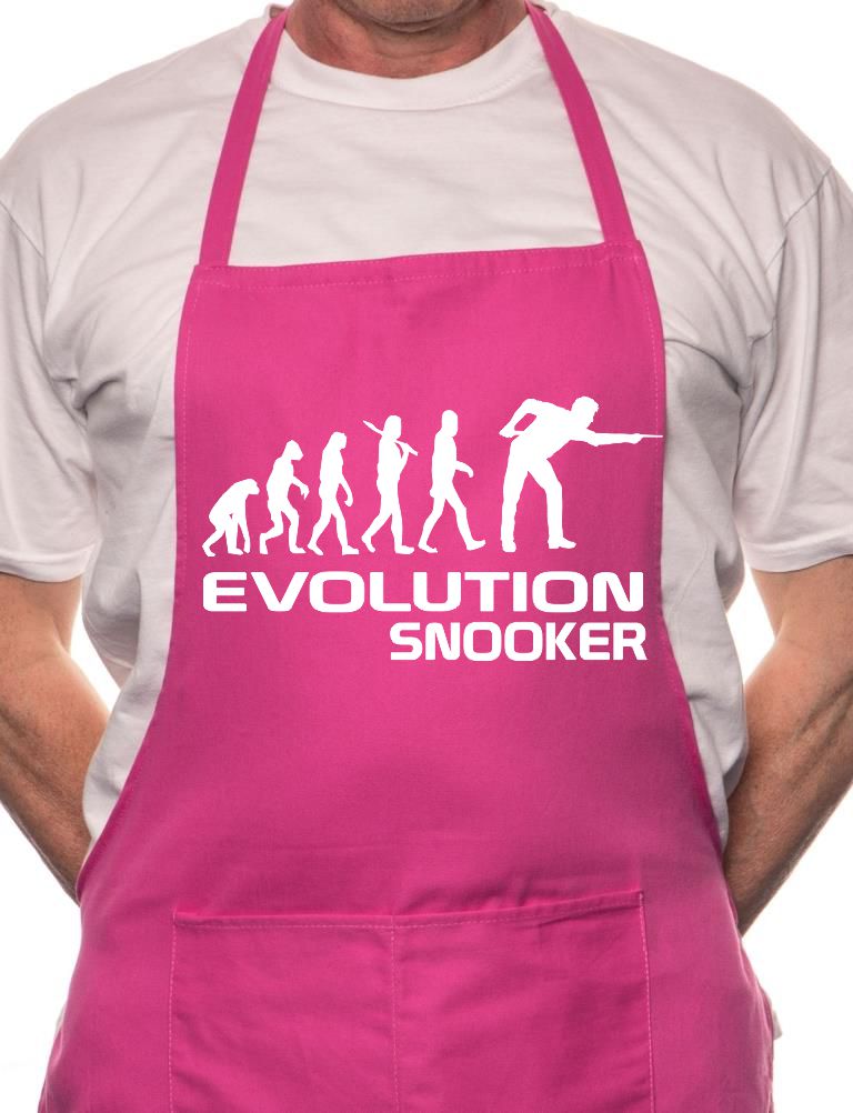 Evolution Of Snooker Player BBQ Cooking Apron