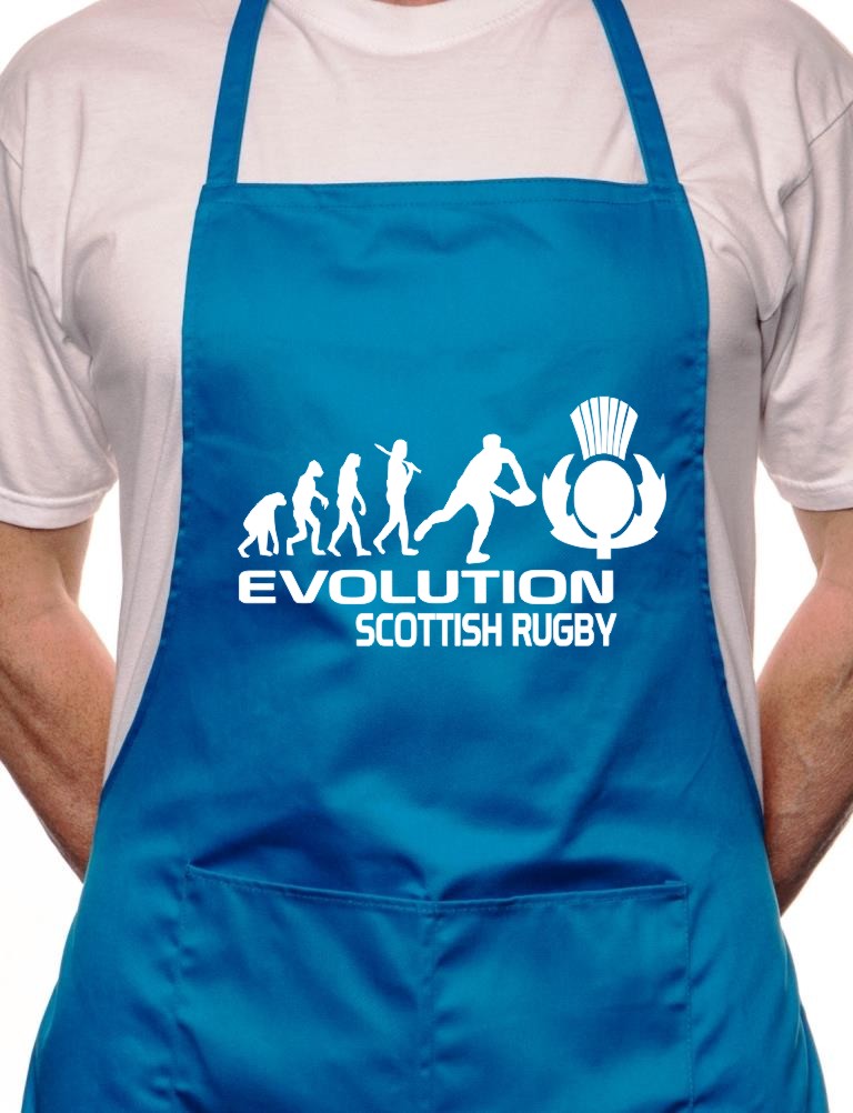 Evolution Of Scottish Rugby BBQ Cooking Apron