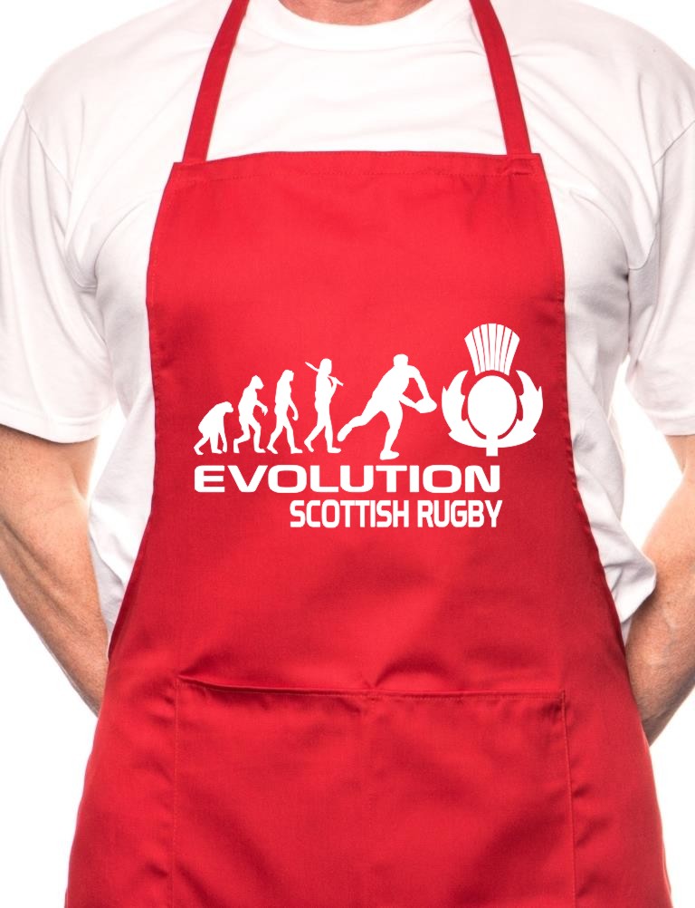 Evolution Of Scottish Rugby BBQ Cooking Apron