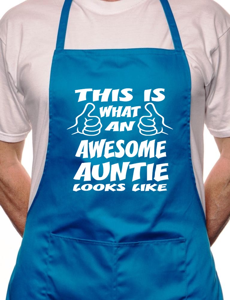 This Is What Awesome Auntie BBQ Cooking Apron