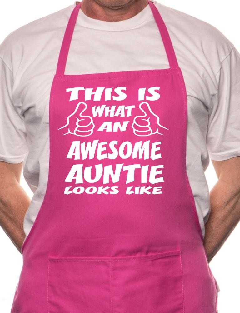 This Is What Awesome Auntie BBQ Cooking Apron