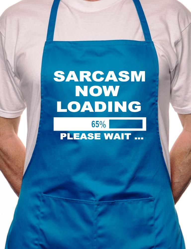 Sarcasm Loading BBQ Cooking Apron