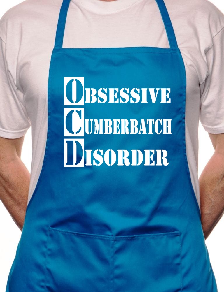 Obsessice Cumberbatch Sherlock BBQ Cooking Apron