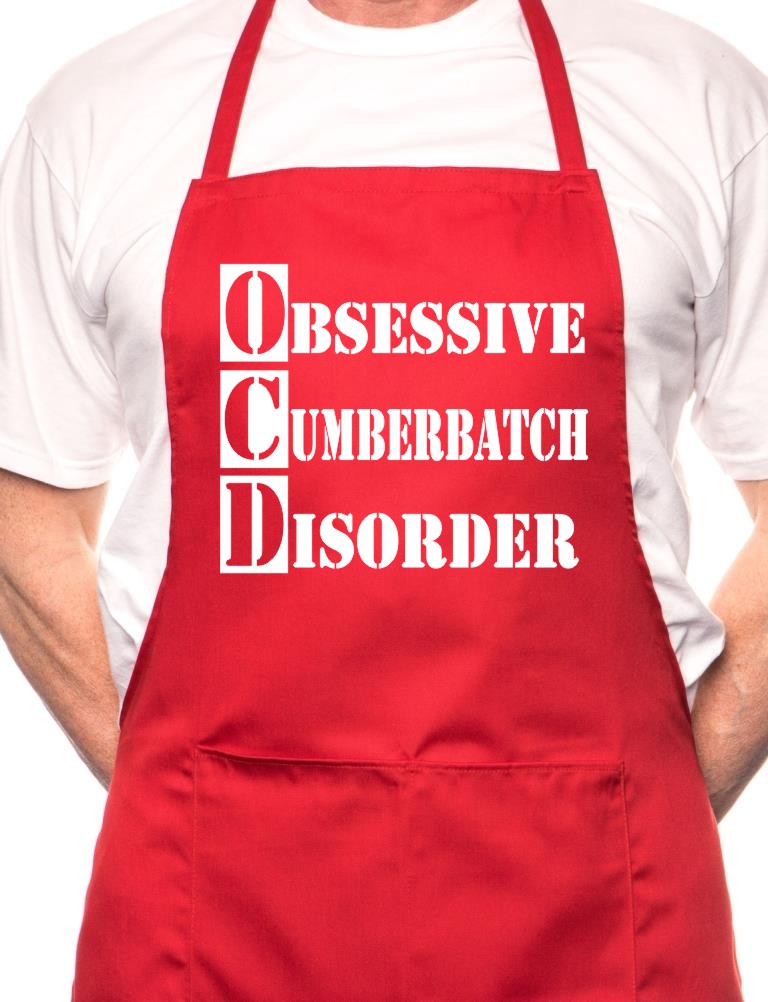Obsessice Cumberbatch Sherlock BBQ Cooking Apron