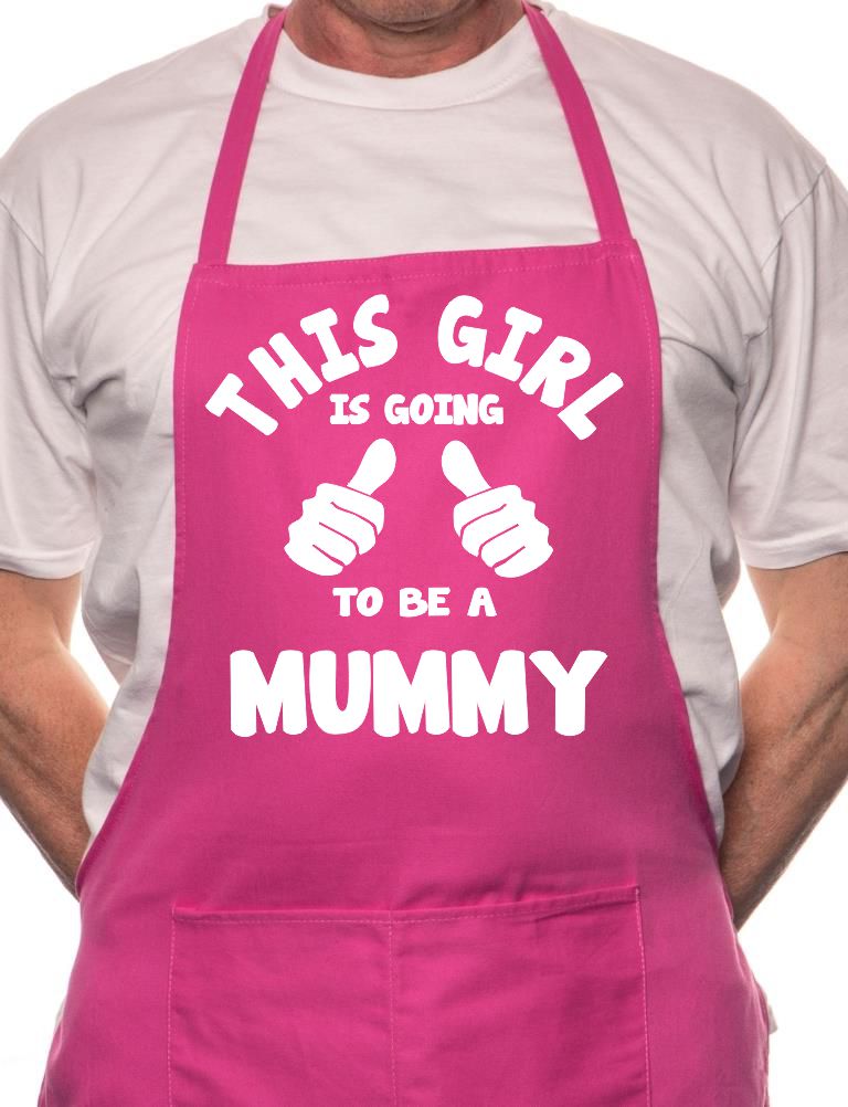 Adult This Girl Going To Be Mummy BBQ Cooking Funny Novelty Apron