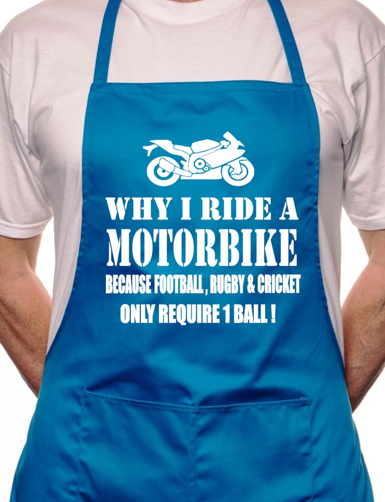 Adult Why I Ride A Motorbike BBQ Cooking Funny Novelty Apron