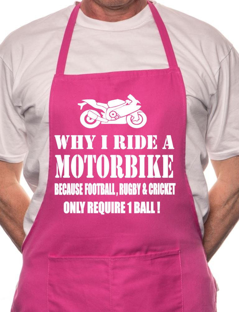 Adult Why I Ride A Motorbike BBQ Cooking Funny Novelty Apron
