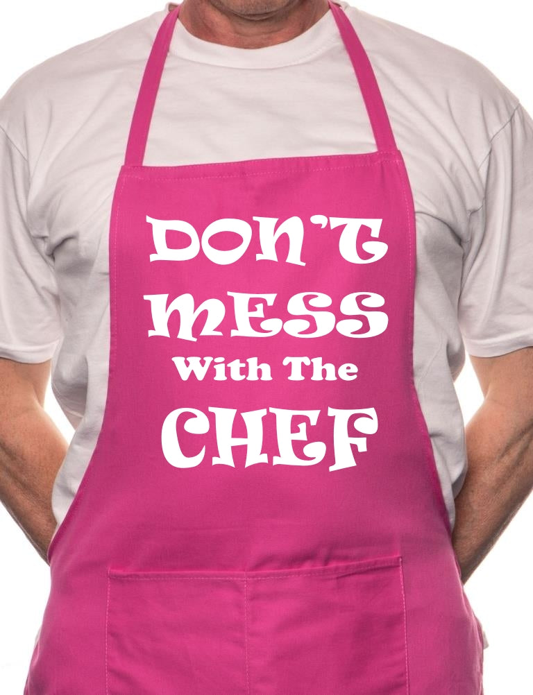 Don't Mess With The Chef Cooking Funny Unisex Apron