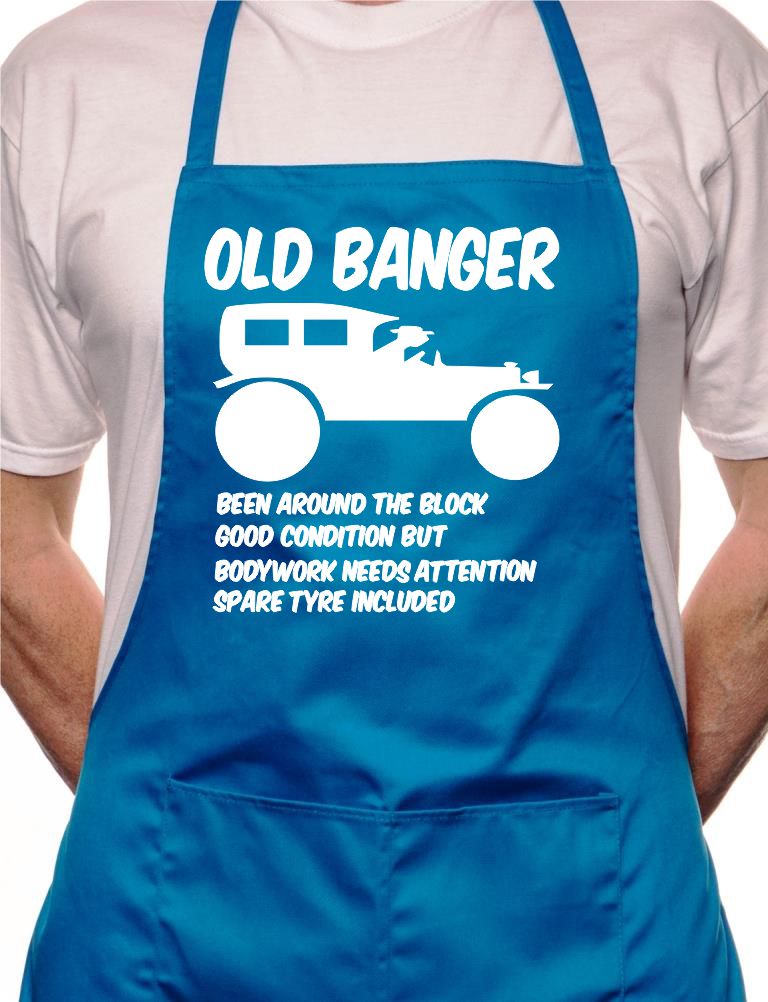Old Banger Birthday BBQ Cooking Apron