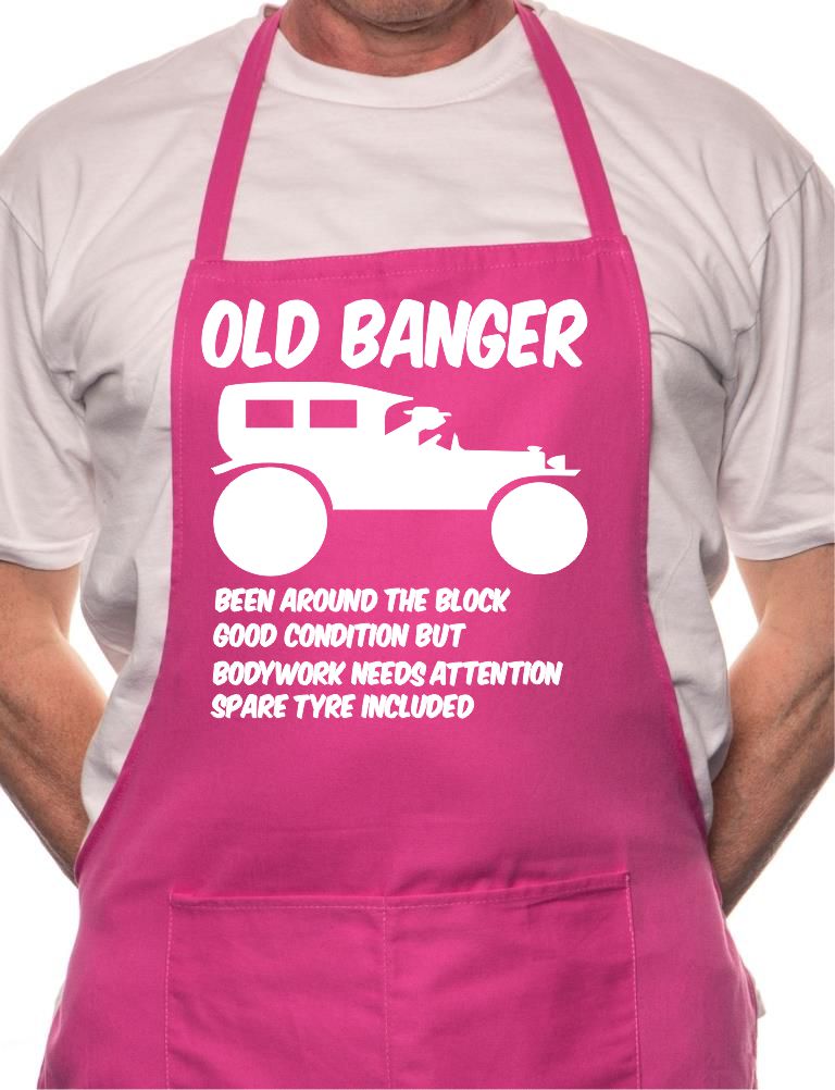Old Banger Birthday BBQ Cooking Apron