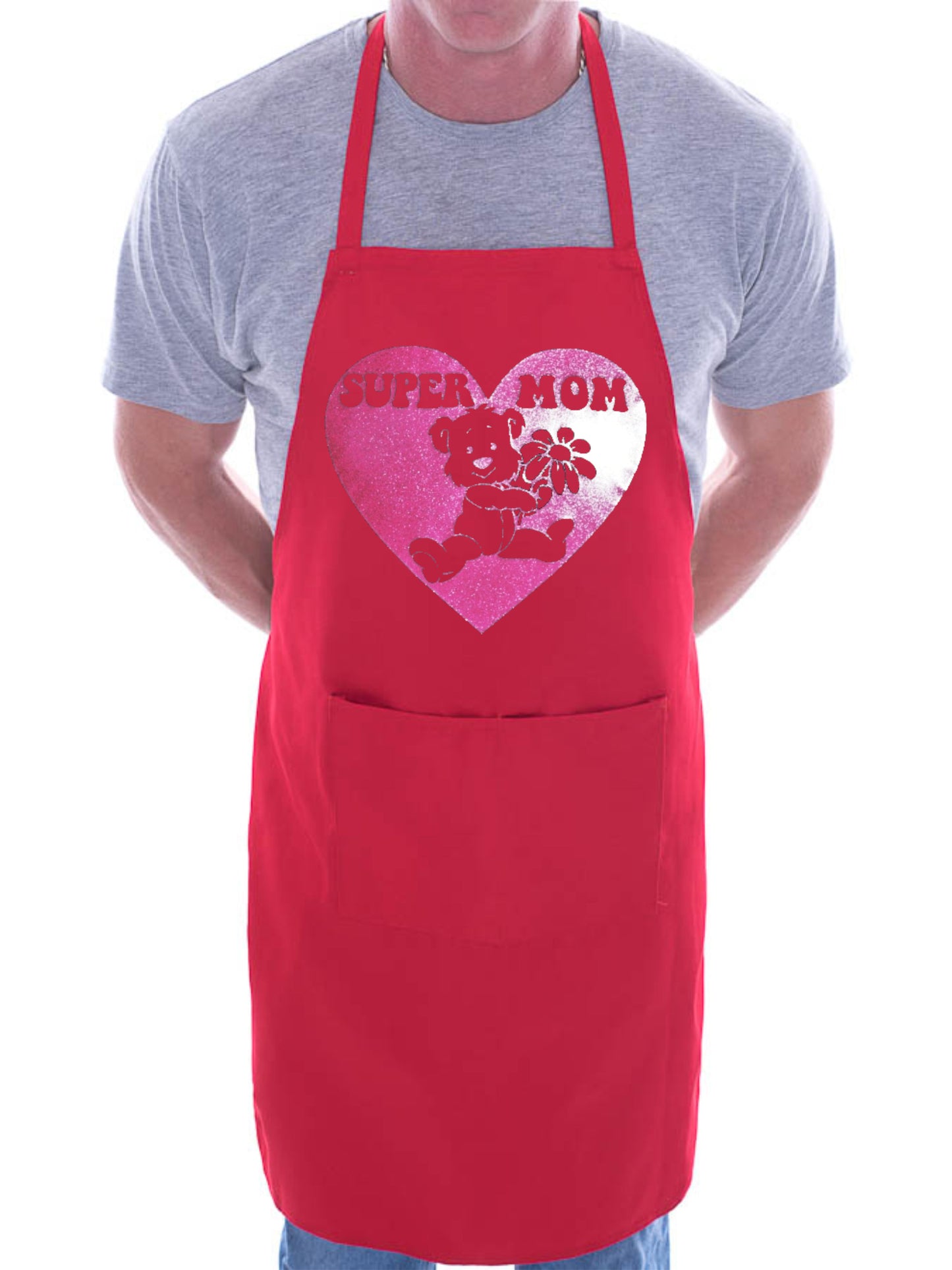 Super Mom Birthday BBQ Cooking Apron
