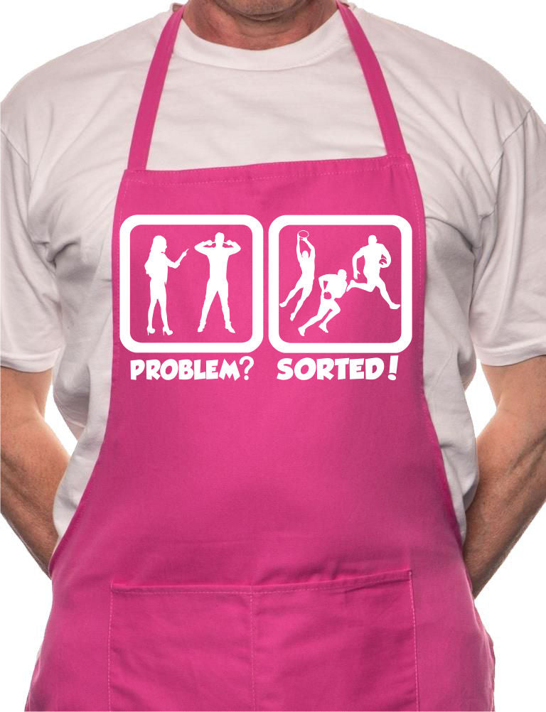 Problem Sorted Playing Rugby BBQ Cooking Apron