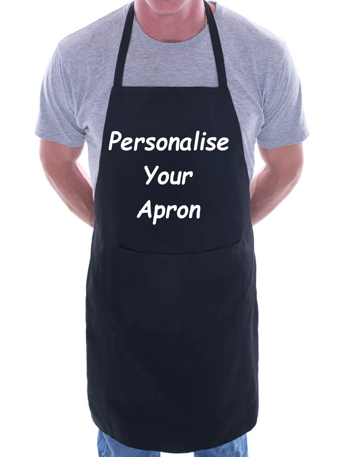 Personalise Your own Apron Your Text Here Any Words here BBQ Cooking