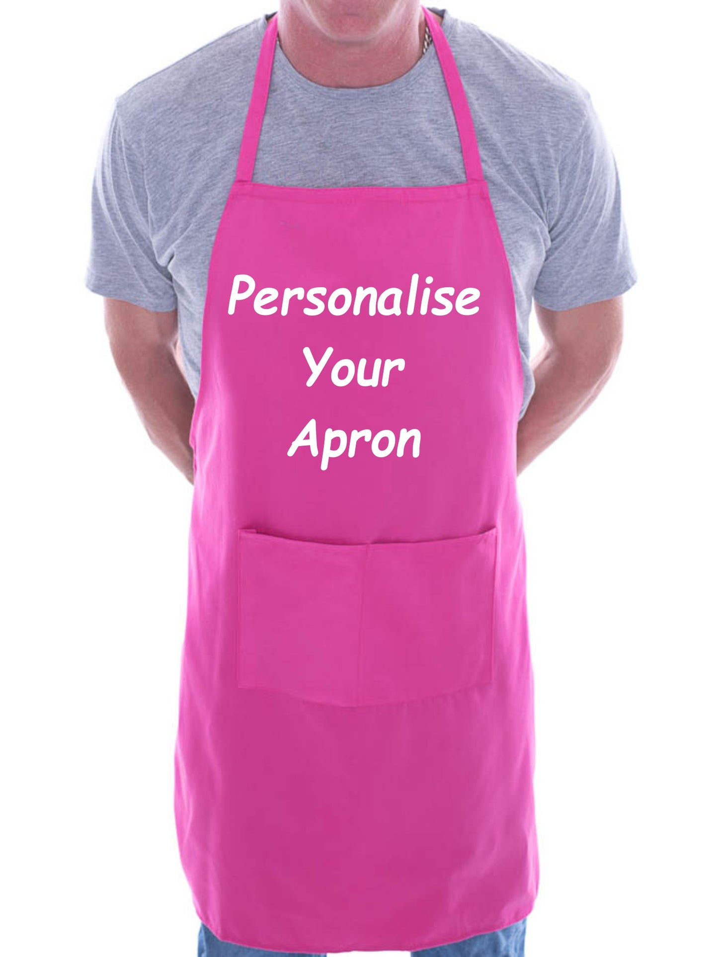Personalise Your own Apron Your Text Here Any Words here BBQ Cooking