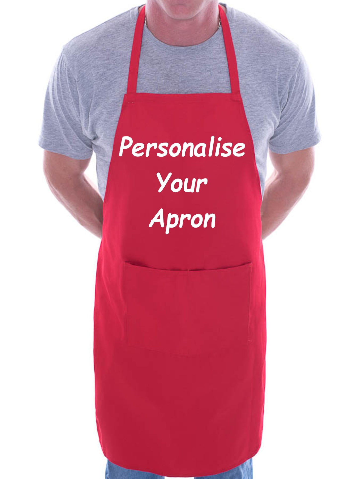 Personalise Your own Apron Your Text Here Any Words here BBQ Cooking