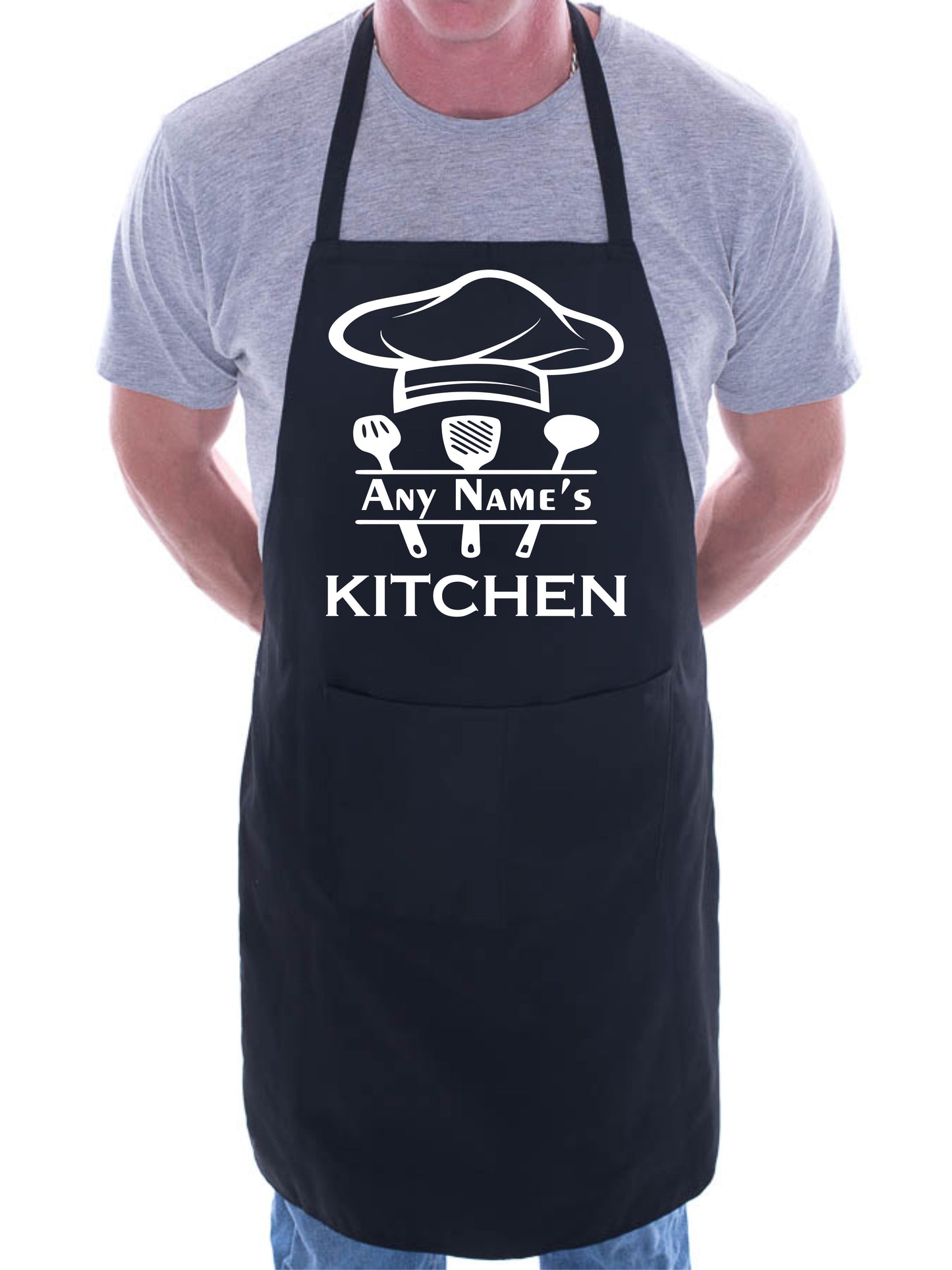 Personalised Apron Kitchen Add Your Name Here Baking Cooking