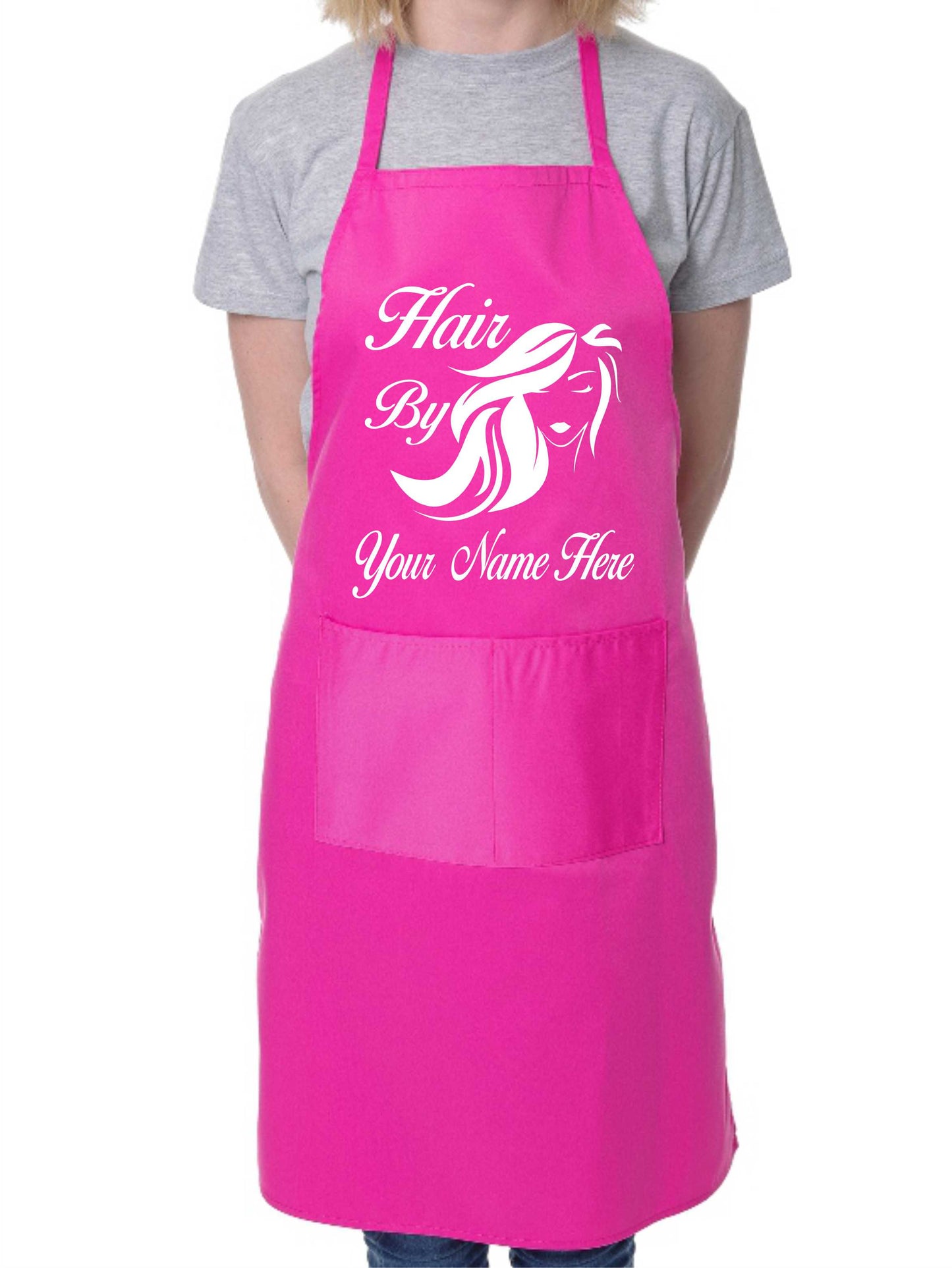 Personalised Apron Hair By Add Your Name Here Hairdresser Shop