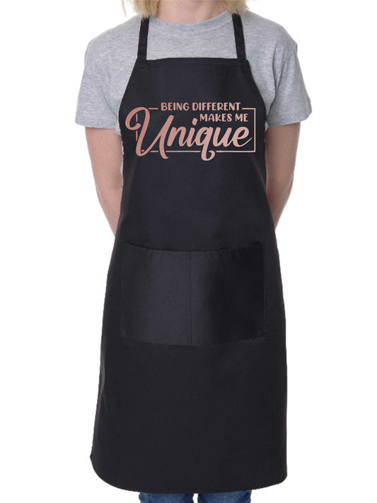 Being Different Makes Me Unique Apron Funny Mental Health Gift Cooking Baking
