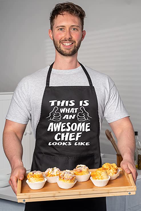 Adult Personalised Apron King Of The Air Fryer Add Name Funny BBQ Baking