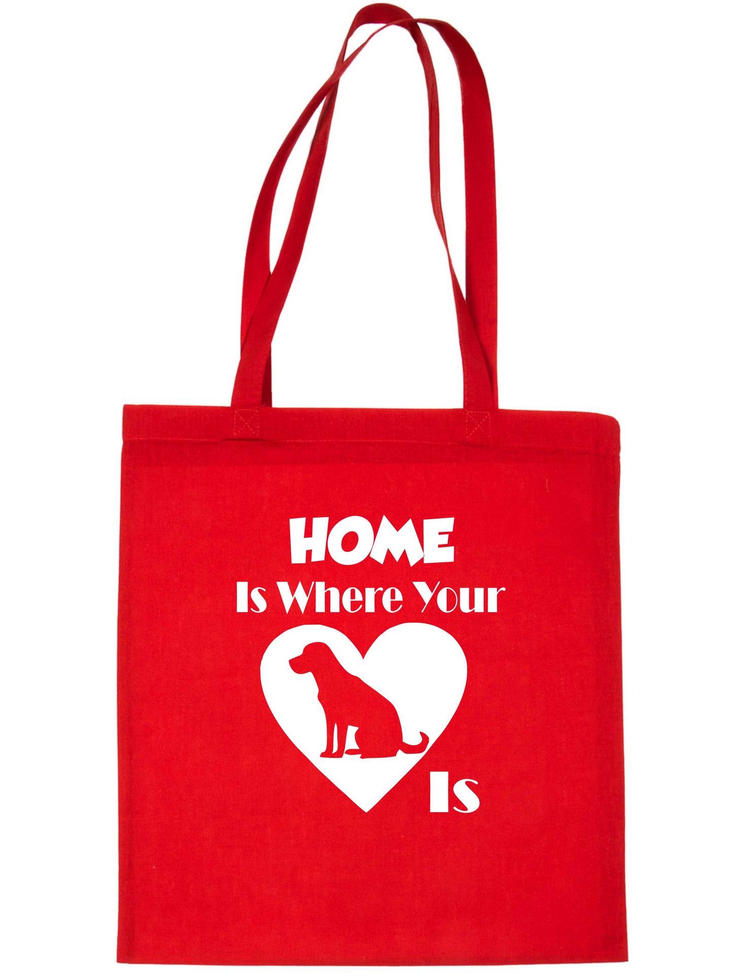 Home Is Where Your Labrador Dog Is Funny Dog Lover Gift Shopping Tote Bag