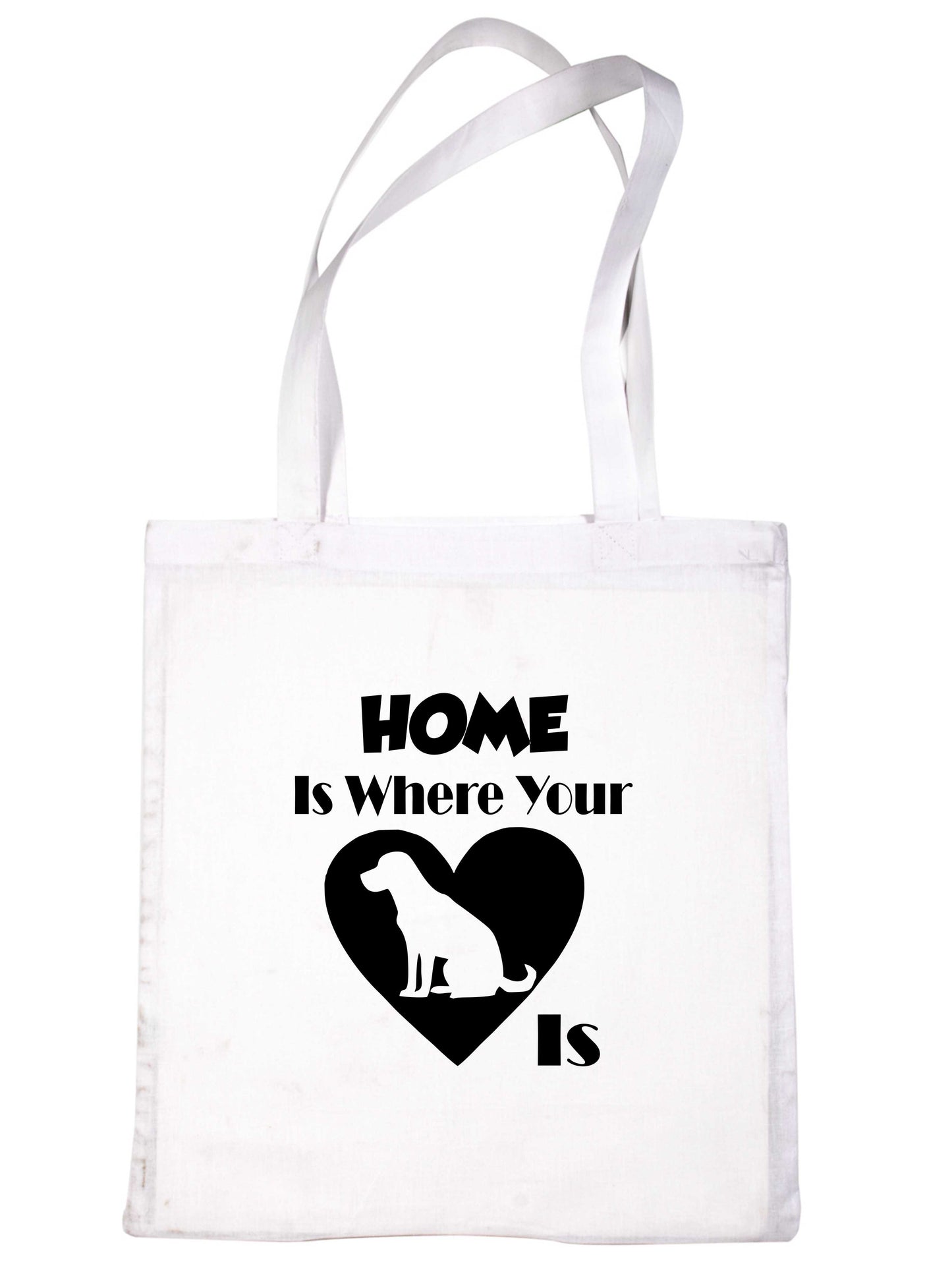 Home Is Where Your Labrador Dog Is Funny Dog Lover Gift Shopping Tote Bag