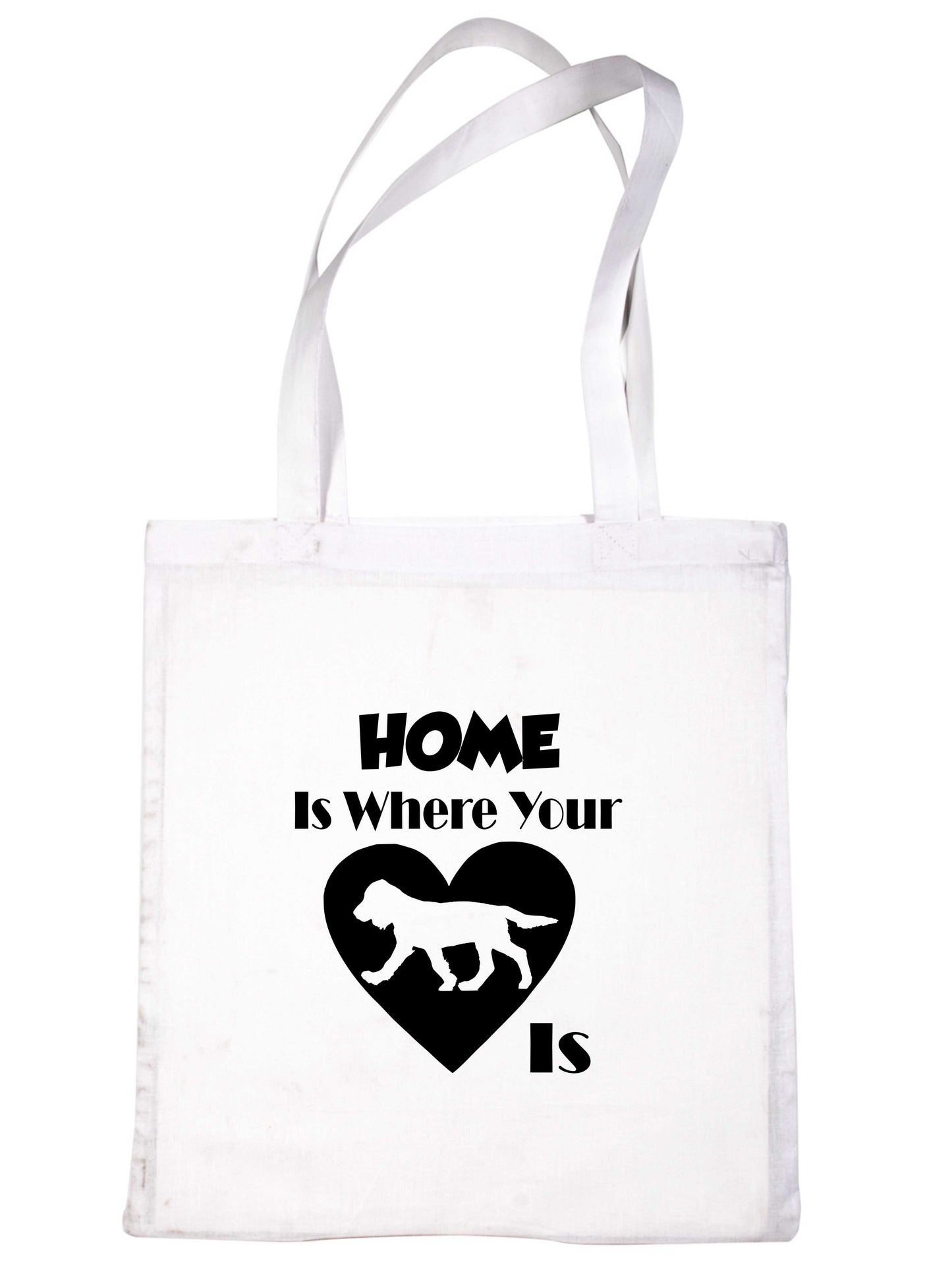 Home Is Where Your Sprocker Dog Is Funny Dog Lover Gift Shopping Tote Bag