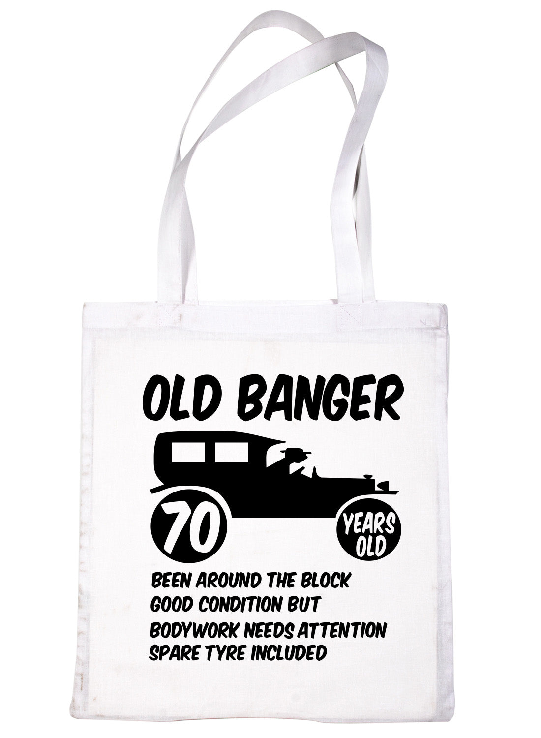 70th Old Banger Birthday Age 70 Bag For Life Shopping Tote Bag Ladies Gift