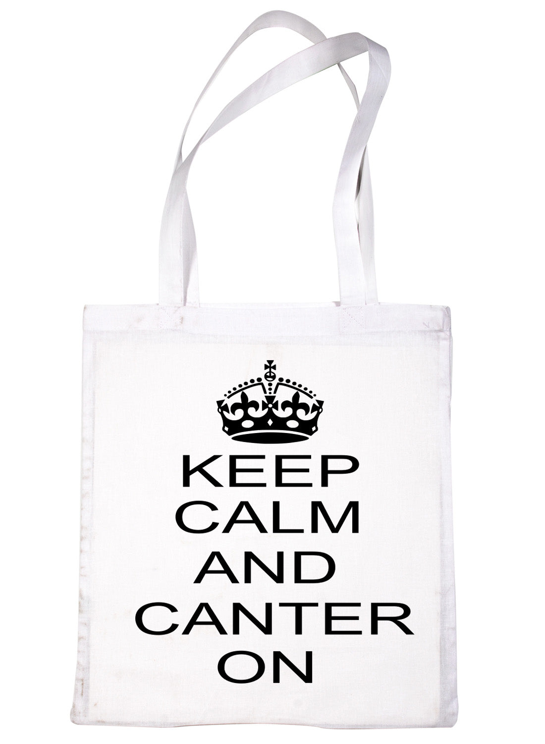 Keep Calm and Canter Horse Riding Bag For Life Shopping Tote Bag Ladies Gift