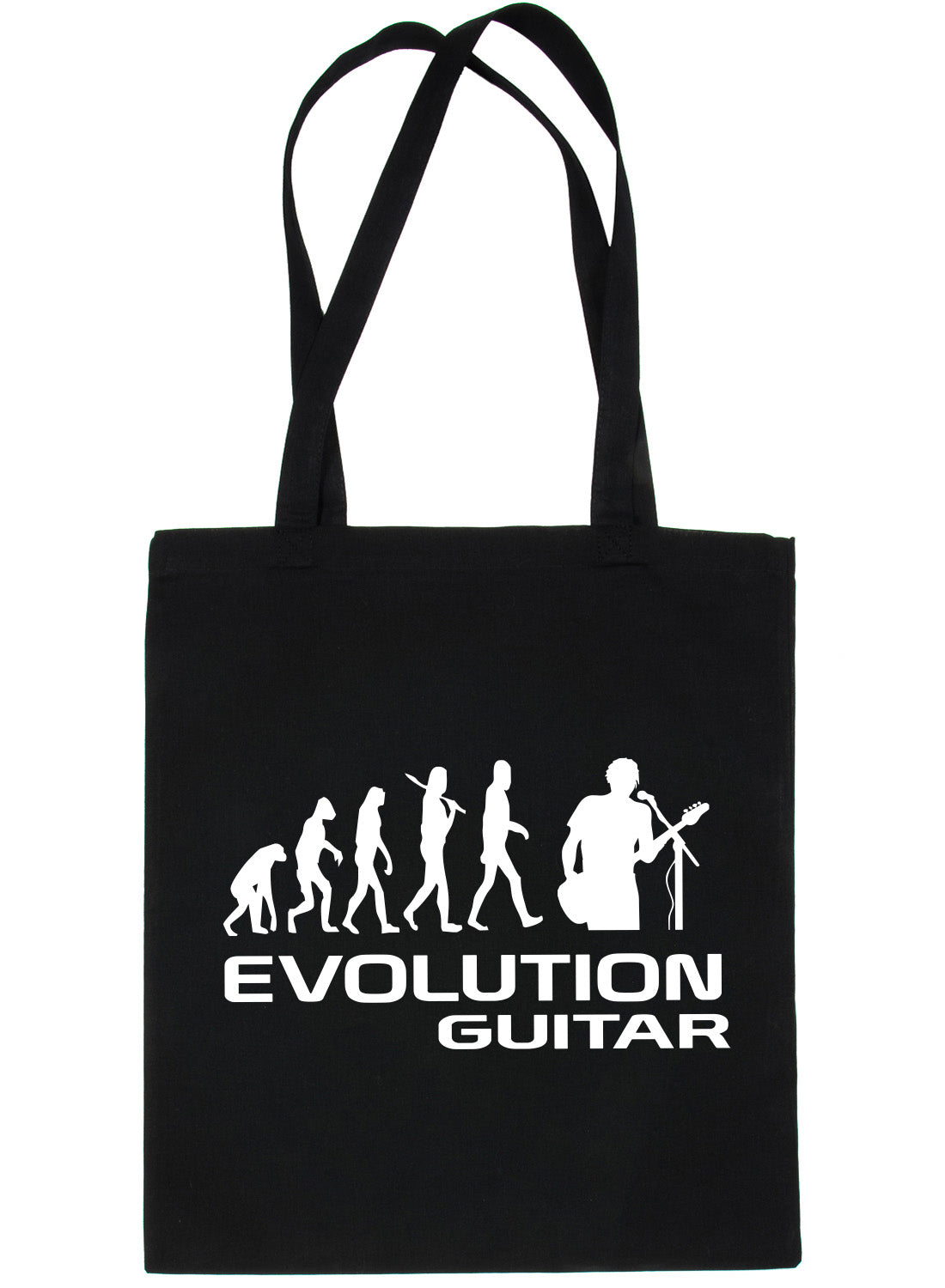 Evolution Of Guitar Guitarist Shopping Tote Bag Ladies Gift