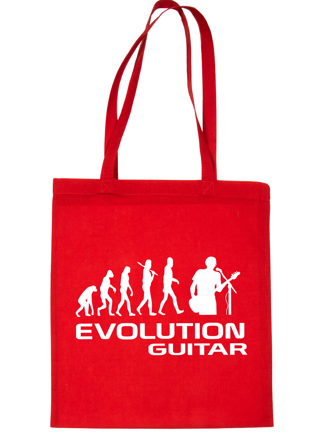 Evolution Of Guitar Guitarist Shopping Tote Bag Ladies Gift