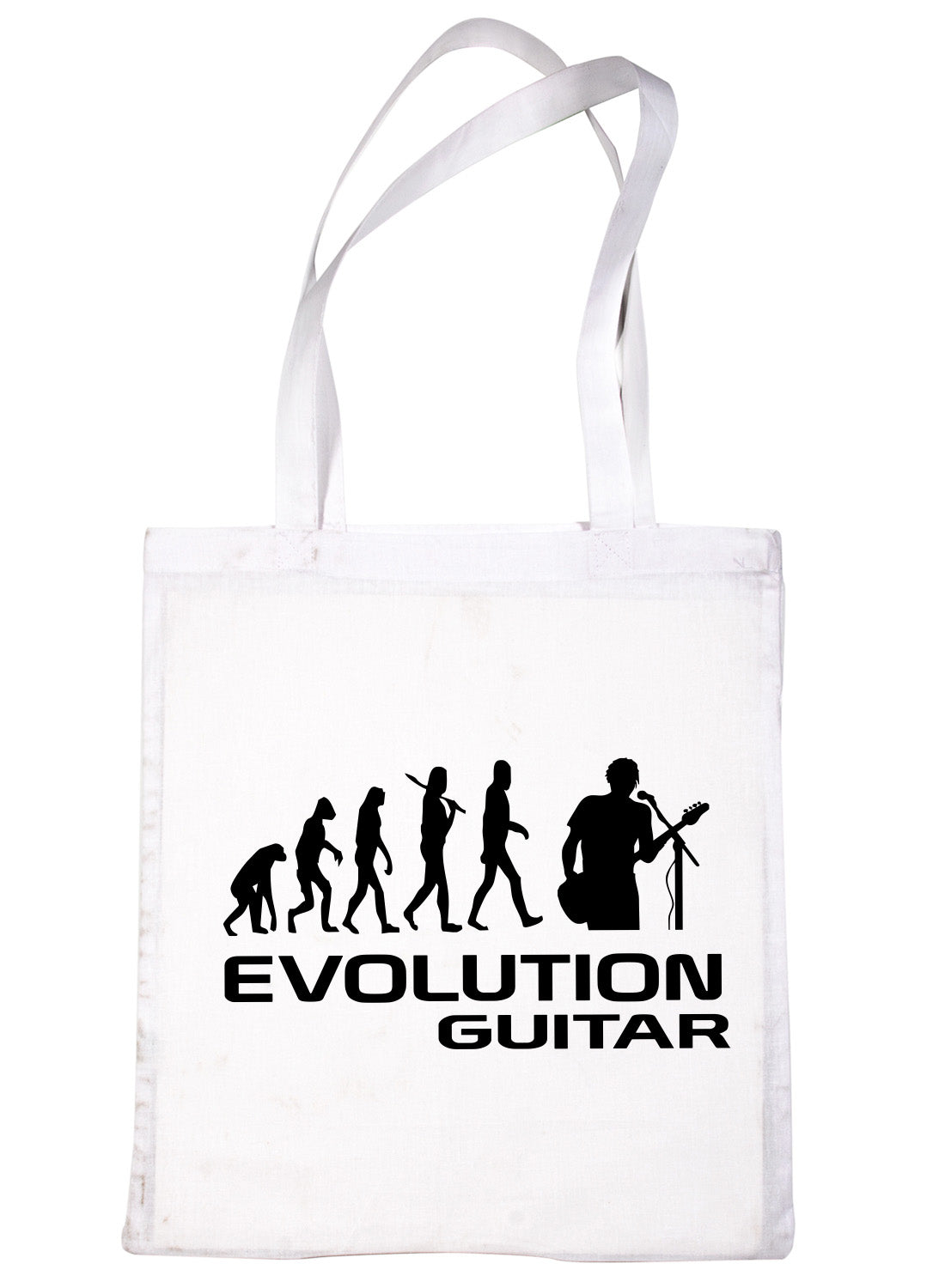 Evolution Of Guitar Guitarist Shopping Tote Bag Ladies Gift
