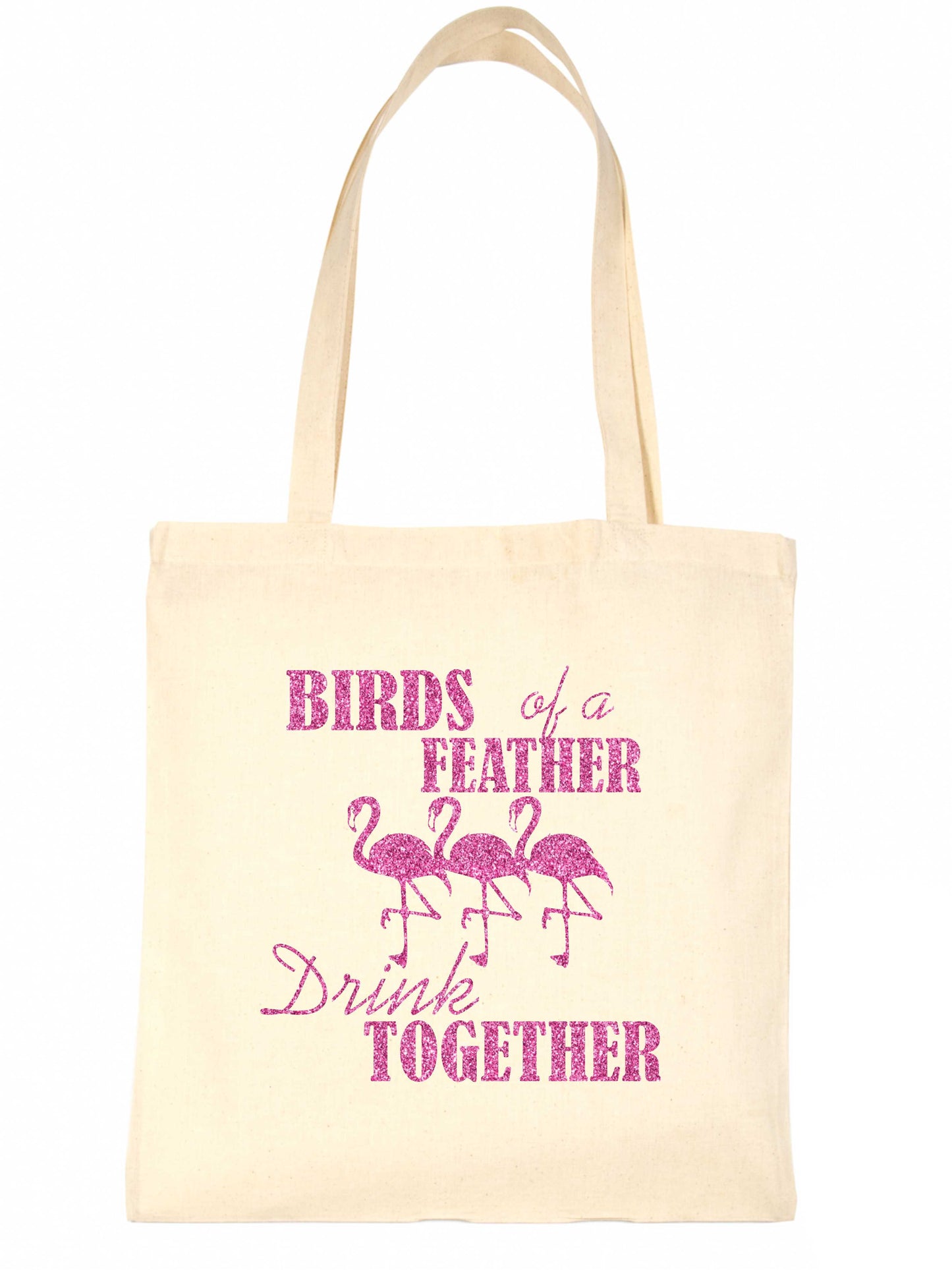 Birds Of A Feather Wedding Favour Bags Hen Party Gift Funny Shopping Tote Bag