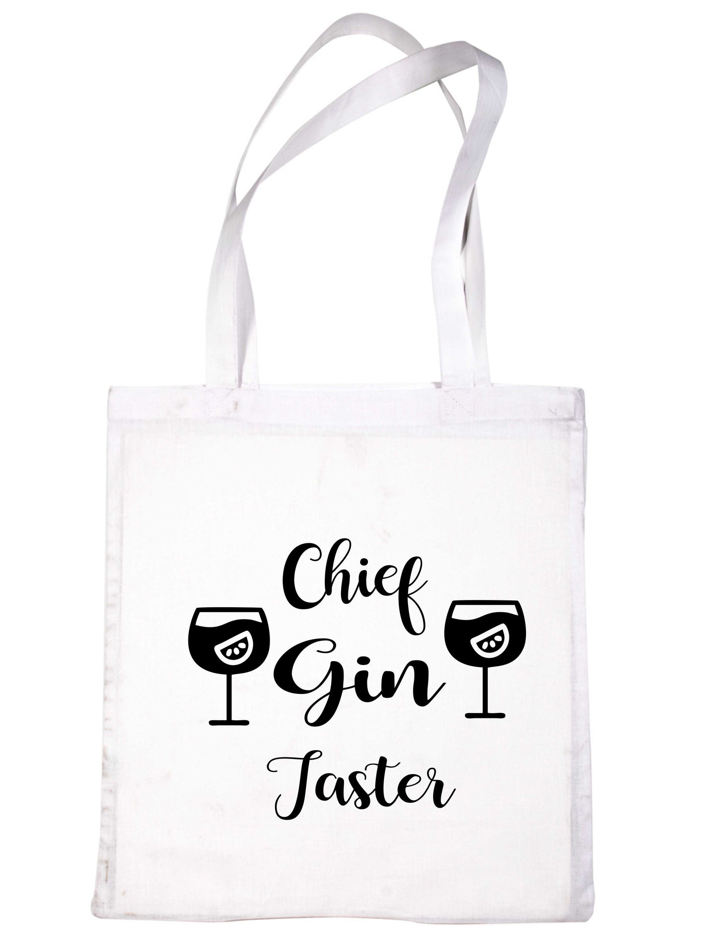 Chief Gin Taster Drinking Funny Reusable Shopping Tote Bag
