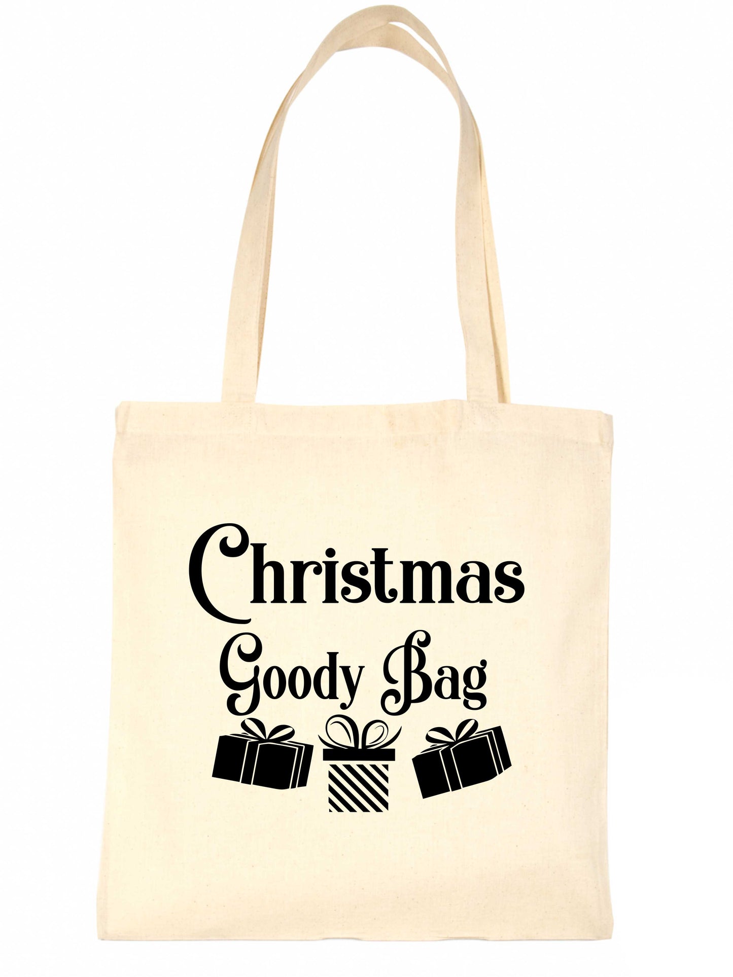 Christmas Goody Bag Ladies Reusable Shopping Tote Bag Ideal For Xmas Present