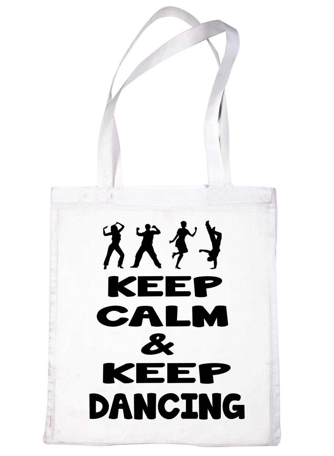 Keep Calm & Dance Disco Ballet Shopping Tote Bag Ladies Gift