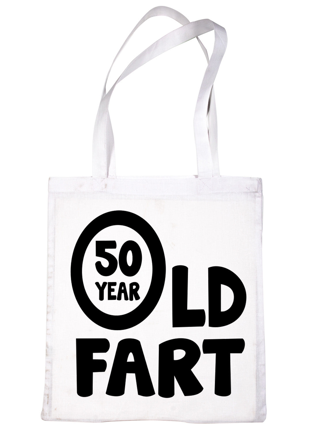 50 Year Old Fart Birthday Funny Shopping Tote Bag Ladies Gift