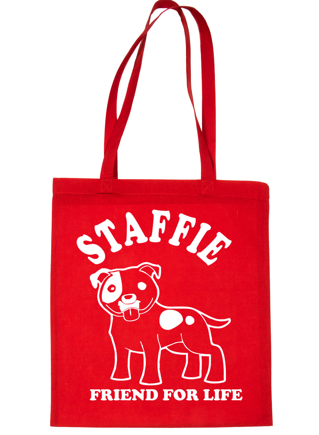 Staffie Bull Terrier Dog Lover Present Shopping Tote Bag Ladies Gift