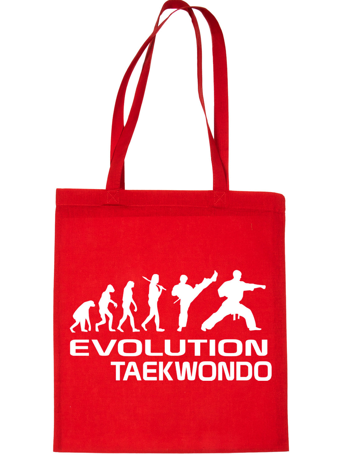 Evolution Of Taekwondo Martial Arts Karate Shopping Tote Bag Ladies Gift